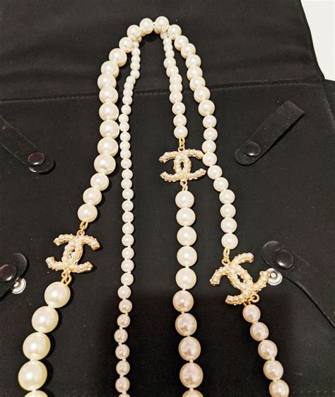 buy chanel pearl necklace|pre owned chanel pearl necklace.